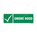 Smoke Hood Sign| Protector FireSafety