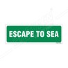 Escape To Sea Sign| Protector FireSafety