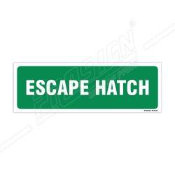 Escape Hatch Sign| Protector FireSafety