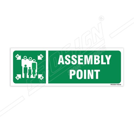 Assembly Point Sign| Protector FireSafety