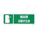 Main Switch Sign| Protector FireSafety