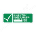 In Case Of Fire Sign| Protector FireSafety