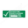 In Case Of Fire Sign| Protector FireSafety