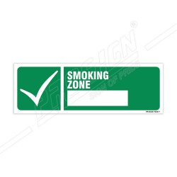 Smoking Zone Sign| Protector FireSafety