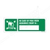 In Case Of Fire Your Assembly Point Is Sign| Protector FireSafety
