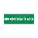 Non Conformity Area Sign| Protector FireSafety