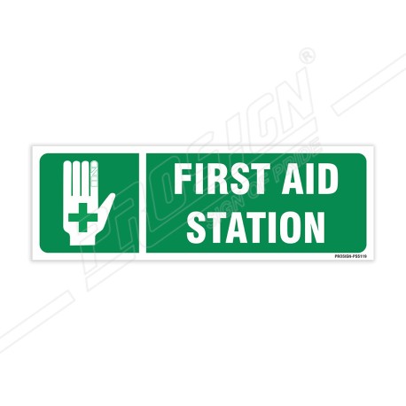 First Aid Station Sign| Protector FireSafety