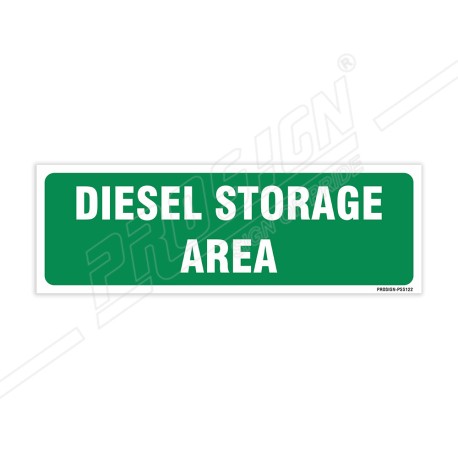 Diesel Storage Area Sign| Protector FireSafety