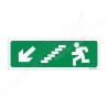 Stair With Left Down Arrow Sign| Protector FireSafety