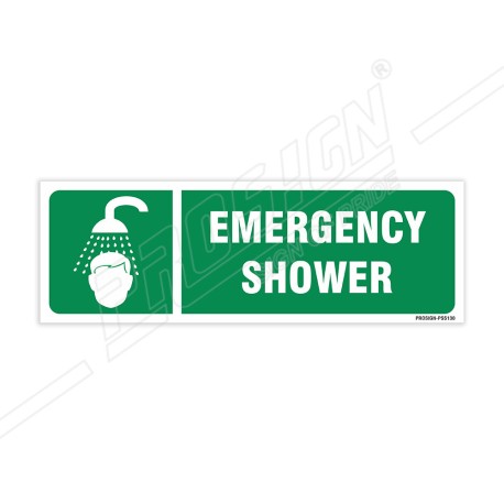 Emergency Shower Sign| Protector FireSafety