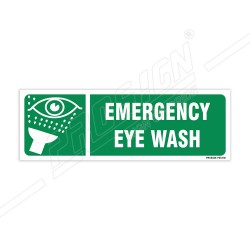 Emergency Eye Wash Sign| Protector FireSafety