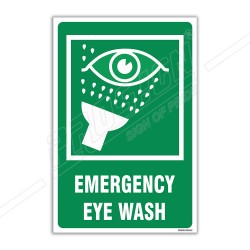 Emergency Eye Wash Sign| Protector FireSafety