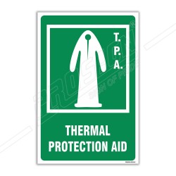 Thermal Protection Aid Sign| Protector FireSafety