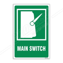 Main Switch Sign| Protector FireSafety