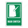 Main Switch Sign| Protector FireSafety