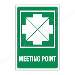 Meeting Point Sign| Protector FireSafety