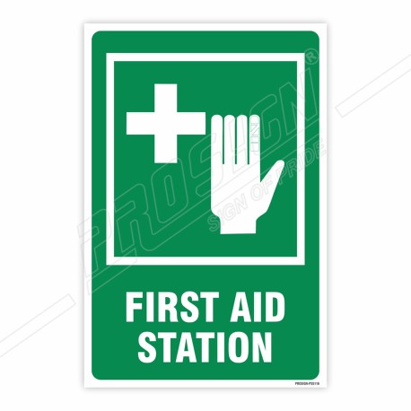 First Aid Station Sign| Protector FireSafety