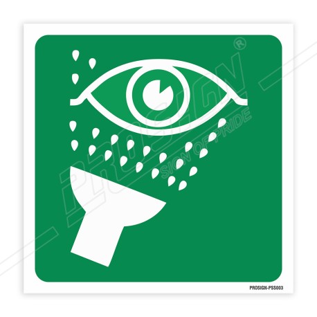 Emergency Eye Wash Sign| Protector FireSafety