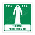 Thermal Protection Aid Sign| Protector FireSafety