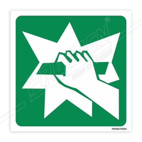 Emergency Break Glass Sign| Protector FireSafety