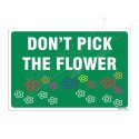 Don't Pick The Flower English, Hindi & Gujrati Sign| Protector FireSafety