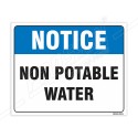 Non Potable Water Notice Sign| Protector FireSafety