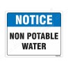 Non Potable Water Notice Sign| Protector FireSafety