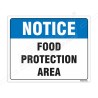 Food Protection Area Notice Sign| Protector FireSafety