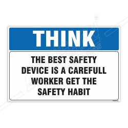 Think Safety Sign| Protector FireSafety