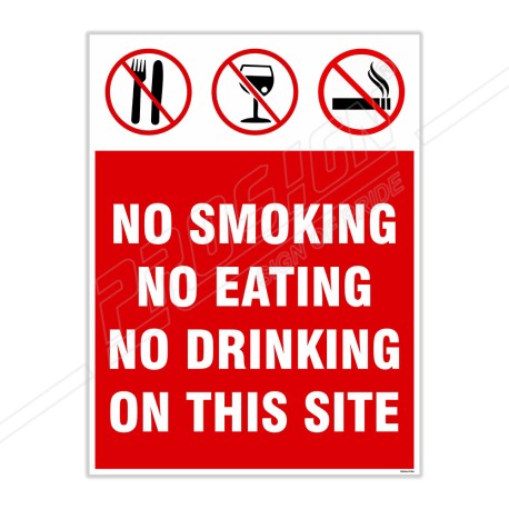 Prohibition Board On Site Safety Sign| Protector FireSafety