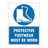 Protective Footwear Must Be Worn Site Safety Sign| Protector FireSafety