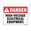 High Voltage Electrical Equipment Electrical Safety Label| Protector FireSafety