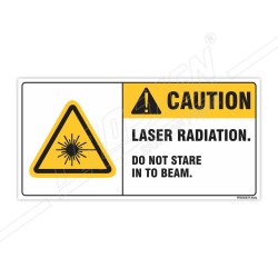 Laser Radiation Hazardous Label| Protector FireSafety