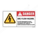 Arc Flash Hazard Hazardous Label| Protector FireSafety