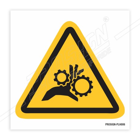 Moving Parts Be Careful Hazardous Label| Protector FireSafety
