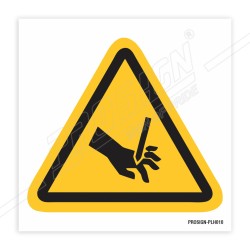 Cutting Hands Hazardous Label| Protector FireSafety
