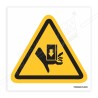 Hand Crush Hazardous Label| Protector FireSafety