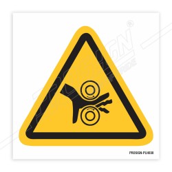 Pinch Point Hazardous Label| Protector FireSafety