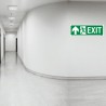 Exit Left Up Arrow Sign| Protector FireSafety