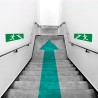 Exit Left  Stair Down Arrow Sign  | Protector FireSafety