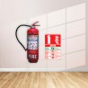 Water Co2 Fire Extinguisher ID (Hindi - English) Sign| Protector FireSafety