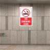 No Smoking Zone Prohibition Sign| Protector FireSafety