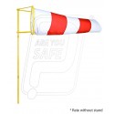 Wind Sock Indicator Polyester Red & White