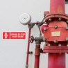 Sprinkler Stop Valve Inside Fire Sign| Protector FireSafety