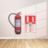 Water Co2 Fire Extinguisher ID (Gujrati - English) Sign| Protector FireSafety