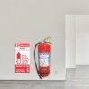 Use Of Powder Fire Extinguisher Sign| Protector FireSafety