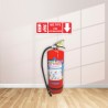 ABC Type Fire Extinguisher Down Arrow Sign| Protector FireSafety