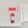 DCP Type Fire Extinguisher Down Arrow Sign| Protector FireSafety
