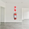 Fire Extinguisher Down Arrow Sign| Protector FireSafety