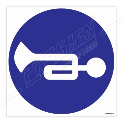 Horn Please Road Safety Sign| Protector FireSafety